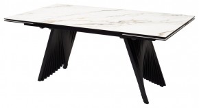 Стол IVAR 180 MARBLES KL-188 Контрастный мрамор, итальянская керамика, ®DISAUR в Талице - talica.mebel24.online | фото 1
