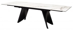 Стол IVAR 180 MARBLES KL-188 Контрастный мрамор, итальянская керамика, ®DISAUR в Талице - talica.mebel24.online | фото 4