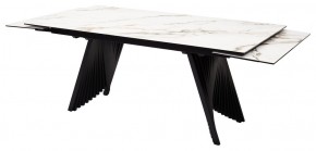 Стол IVAR 180 MARBLES KL-188 Контрастный мрамор, итальянская керамика, ®DISAUR в Талице - talica.mebel24.online | фото 7