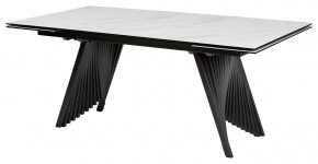 Стол IVAR 180 MARBLES KL-99 Белый мрамор, итальянская керамика/серый, ®DISAUR в Талице - talica.mebel24.online | фото 1