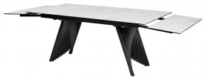 Стол IVAR 180 MARBLES KL-99 Белый мрамор, итальянская керамика/серый, ®DISAUR в Талице - talica.mebel24.online | фото 10