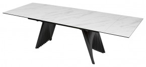 Стол IVAR 200 MARBLES KL-99 Белый мрамор, итальянская керамика, ®DISAUR в Талице - talica.mebel24.online | фото 1