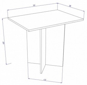 Стол журнальный Cross СЖ4 в Талице - talica.mebel24.online | фото 3