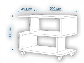 Стол журнальный Домино СЖ-1 в Талице - talica.mebel24.online | фото 2