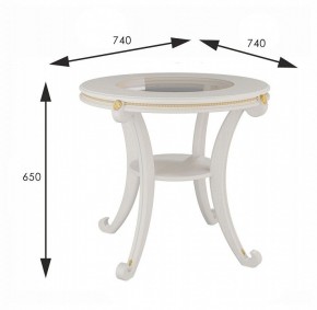 Стол журнальный Глория С в Талице - talica.mebel24.online | фото 3