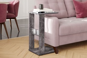 Стол журнальный НМ 011.68 Х "Flint" (Цемент темный) в Талице - talica.mebel24.online | фото 2
