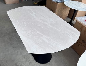 Стол KAI 140 TL-109 поворотная система раскладки, испанская керамика / Темно-серый / Черный, ®DISAUR в Талице - talica.mebel24.online | фото 7