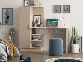 Стол компьютерный №1 (УПКФ) дуб беленый в Талице - talica.mebel24.online | фото
