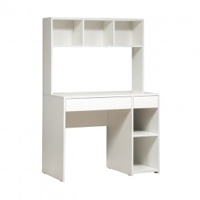 Стол компьютерный 12.77 F Комфорт (Белый РЕ шагрень) в Талице - talica.mebel24.online | фото 1