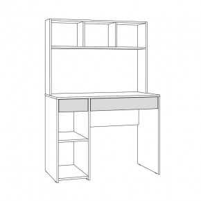 Стол компьютерный 12.77 F Комфорт (Дуб Золотой CRAFT) в Талице - talica.mebel24.online | фото 2