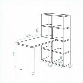 Стол компьютерный Bartolo в Талице - talica.mebel24.online | фото 2