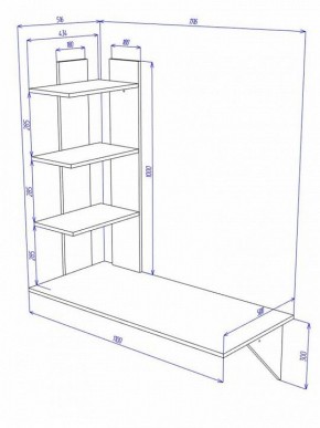 Стол компьютерный Домино Cross СтТ5 в Талице - talica.mebel24.online | фото 2