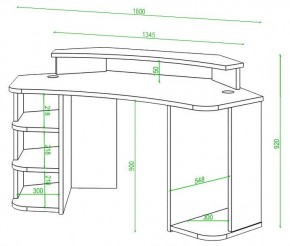 Стол компьютерный Домино Lite СК-160 в Талице - talica.mebel24.online | фото 2
