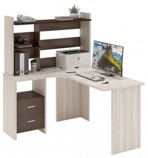 Стол компьютерный Домино Lite СКЛ-Угл130+НКЛ-120 в Талице - talica.mebel24.online | фото 2