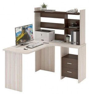 Стол компьютерный Домино Lite СКЛ-Угл130+НКЛ-120 в Талице - talica.mebel24.online | фото 2