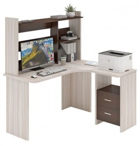 Стол компьютерный Домино Lite СКЛ-Угл130+НКЛ-130 в Талице - talica.mebel24.online | фото 2