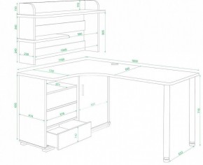 Стол компьютерный Домино нельсон СР-145М в Талице - talica.mebel24.online | фото 2