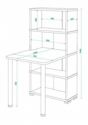 Стол компьютерный Домино СБ-10М4 в Талице - talica.mebel24.online | фото 4