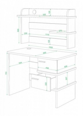 Стол компьютерный Домино СД-15 в Талице - talica.mebel24.online | фото 2
