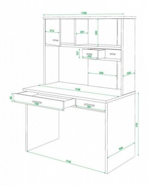 Стол компьютерный Домино СК-60 в Талице - talica.mebel24.online | фото 2