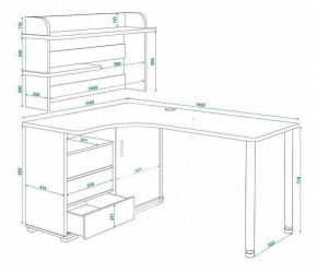 Стол компьютерный Домино СР-145М в Талице - talica.mebel24.online | фото 5