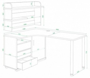 Стол компьютерный Домино СР-145М в Талице - talica.mebel24.online | фото 2