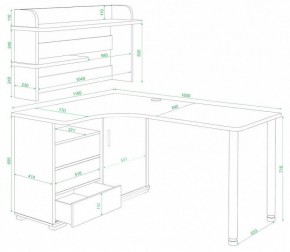 Стол компьютерный Домино СР-145М в Талице - talica.mebel24.online | фото 2