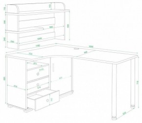 Стол компьютерный Домино СР-165М в Талице - talica.mebel24.online | фото 2