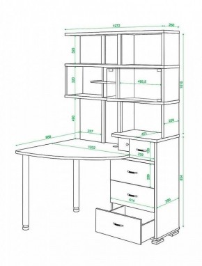 Стол компьютерный Домино СР-320 в Талице - talica.mebel24.online | фото 5