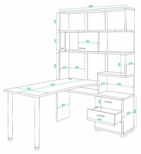 Стол компьютерный Домино СР-420/130 в Талице - talica.mebel24.online | фото 2