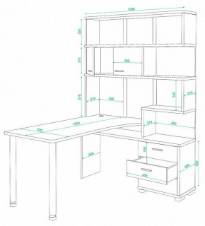 Стол компьютерный Домино СР-420/150 в Талице - talica.mebel24.online | фото 2
