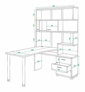 Стол компьютерный Домино СР-420130 в Талице - talica.mebel24.online | фото 5