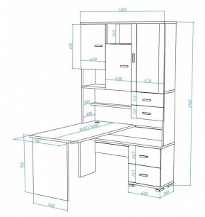 Стол компьютерный Домино СР-620/140 в Талице - talica.mebel24.online | фото 3