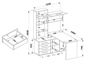 Стол компьютерный КСТ-14Л в Талице - talica.mebel24.online | фото 6