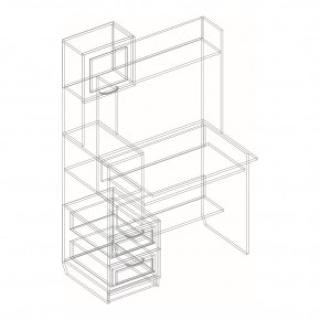 Стол компьютерный "ДА-12" Александрия в Талице - talica.mebel24.online | фото 3