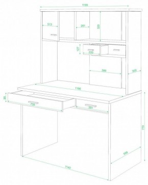 Стол компьютерный СК-60 в Талице - talica.mebel24.online | фото 2