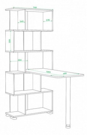 Стол компьютерный СЛ-5СТ в Талице - talica.mebel24.online | фото 2