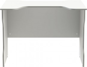 Стол компьютерный ВАРДИГ K2 100x82, белый/серебристый в Талице - talica.mebel24.online | фото 2