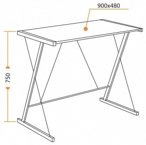 Стол компьютерный WD-09 в Талице - talica.mebel24.online | фото 6