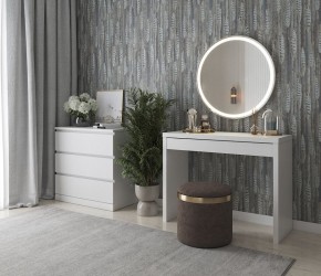 Стол косметический Энкель 100 белый в Талице - talica.mebel24.online | фото 4