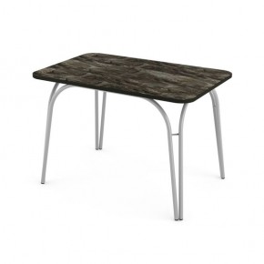 Стол кухонный Аркада пластик мрамор королевский В1 белый в Талице - talica.mebel24.online | фото 1