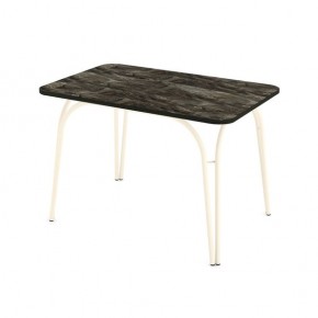 Стол кухонный Аркада пластик мрамор королевский В1 белый в Талице - talica.mebel24.online | фото 2