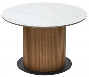 Стол MESA D120 цвет БЕЛЫЙ МРАМОР M326 / Каркас OAK, ®DISAUR в Талице - talica.mebel24.online | фото 7
