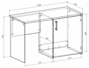 Стол офисный Виктория ВИ-12 в Талице - talica.mebel24.online | фото 4