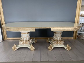 Стол овальный раскладной Версаль 2400(2800)*1100 в Талице - talica.mebel24.online | фото