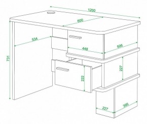 Стол письменный Домино СД-15С в Талице - talica.mebel24.online | фото 4