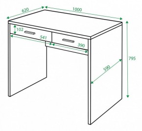 Стол письменный Домино СП-22С в Талице - talica.mebel24.online | фото 3