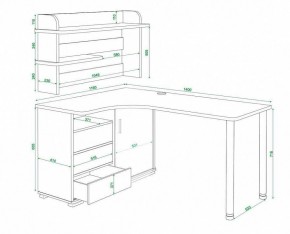 Стол письменный Домино СР-145СМ в Талице - talica.mebel24.online | фото 5