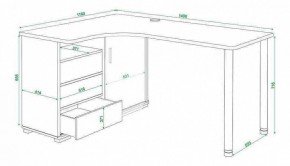 Стол письменный Домино СР-145СМ в Талице - talica.mebel24.online | фото 5