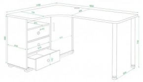 Стол письменный Домино СР-165СМ в Талице - talica.mebel24.online | фото 4